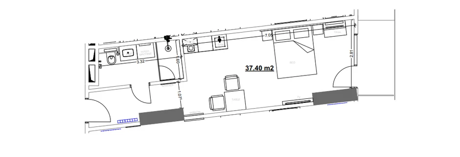 Студия на Шосе Аэропорта 12 Airport District