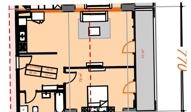 2 room Flat For Sale. Vake