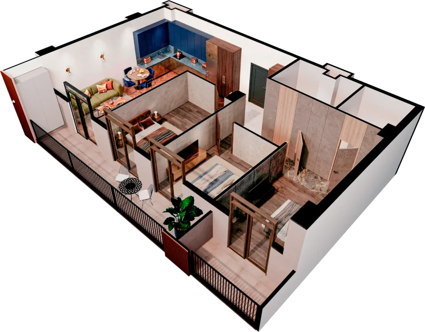 4 room flat for sale. Navtlugi