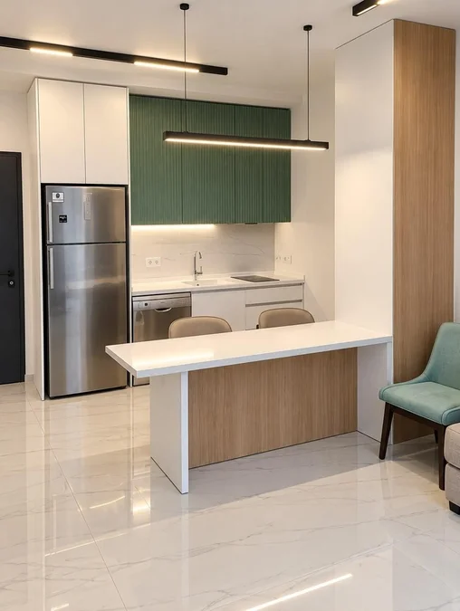 Tbilisi Gardens: 2-комнатная, 55.0 м²