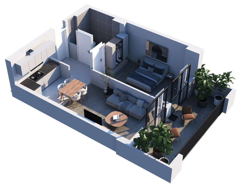 2 room flat for sale. Nadzaladevi