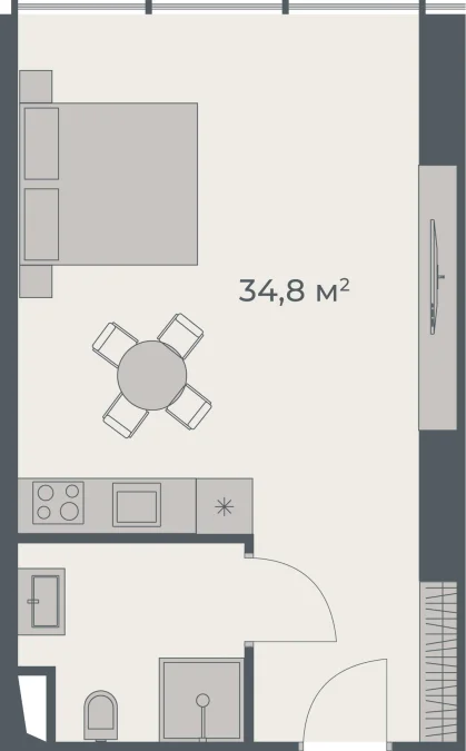 Студия на ტბელ აბუსერიძის ქ. 29ა Khimshiashvili District