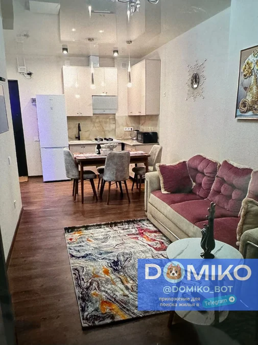 1+1 room, 55 m² apartment