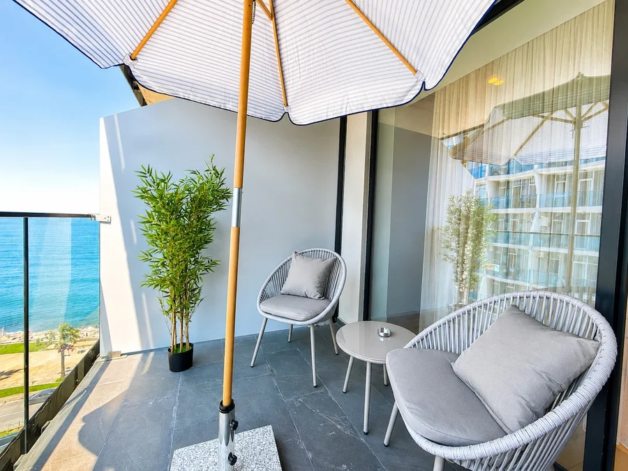 Marina Club , Студия "Elara" на 2 человека , Вид на море
