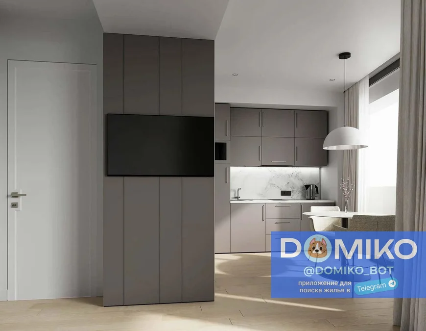 Студия, квартира площадью 35,2 м² в Батуми