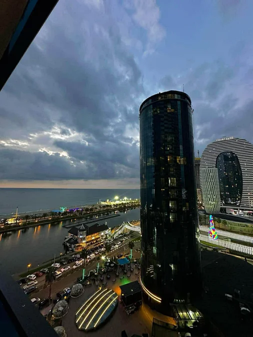 Студия в Orbi City (блок A), с видом на море