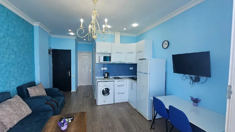 Квартира 1+1 в Махинджаури, с панорамным видом на море